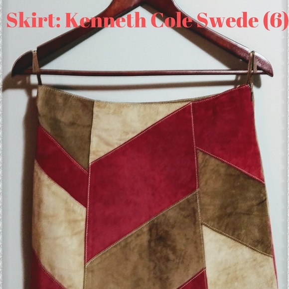 Kenneth Cole | Swede Mini Skirt - Picture 2 of 3